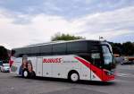 Setra 515 HD von Blaguss Reisen aus Wien am 27.Juli 2014 in Krems gesehen.