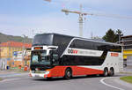 Setra 431 DT vom OVV (Obersterreichischer Verkehrsverbund)in Krems.