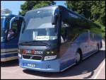 Volvo 9700 von Boso-Reisen aus Deutschland im Stadthafen Sassnitz.