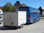 Volvo 9700 von Barks aus Schweden mit Anhänger in Binz.