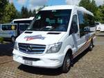 Mercedes Sprinter von Eurobus aus der Schweiz am Europark Rust.