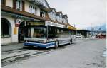 AAGI Interlaken/215745/030004---aagi-interlaken---nr (030'004) - AAGI Interlaken - Nr. 32/BE 247'820 - Neoplan am 6. Mrz 1999 beim Bahnhof Interlaken Ost