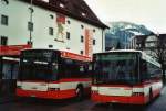 (122'621) - AAGS Schwyz - Nr. 14/SZ 9714 - Volvo/Hess + Nr. 12/SZ 73'812 - Scania/Hess am 10. Dezember 2009 in Schwyz, Postplatz