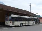 (160'711) - AAGS Schwyz - Nr. 15/SZ 11'315 - Mercedes/Hess am 22. Mai 2015 beim Bahnhof Brunnen