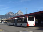AAGS Schwyz/689357/214168---aags-schwyz---nr (214'168) - AAGS Schwyz - Nr. 17/SZ 10'117 - Mercedes am 9. Februar 2020 beim Bahnhof Brunnen