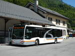 (252'702) - AAGU Altdorf - Nr. 15/UR 9348 - Mercedes am 15. Juli 2023 beim Bahnhof Linthal