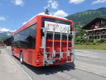 (206'928) - AFA Adelboden - Nr. 56/BE 611'030 - Scania/Hess am 1. Juli 2019 beim Bahnhof Lenk