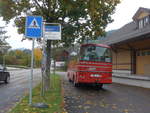 (221'818) - Biegger, Uster - Nr. 31/GL 1946 - Setra (ex AFA Adelboden Nr. 31; ex AFA Adelboden Nr. 10; ex Frhlich, Zrich) am 12. Oktober 2020 beim Bahnhof Gibswil