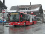AFA Adelboden/802261/245084---afa-adelboden---nr (245'084) - AFA Adelboden - Nr. 54/BE 611'056 - Mercedes am 15. Januar 2023 beim Bahnhof Lenk
