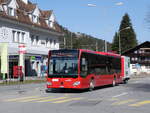 (259'799) - AFA Adelboden - Nr. 96/BE 823'926 - Mercedes am 29. Februar 2024 beim Bahnhof Kandersteg