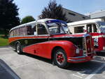 AFA Adelboden/861966/266334---schaffer-oberburg---nr (266'334) - Schaffer, Oberburg - Nr. 1/BE 30'513 - Saurer/R&J (ex AFA Adelboden Nr. 16; ex ASKA Aeschi Nr. 8) am 31. August 2024 in Oberkirch, CAMPUS Sursee