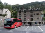 (267'206) - Aus der Schweiz: AFA Adelboden - Nr. 15/BE 26'702 - Setra am 18. September 2024 in Meritxell, Kirche