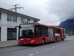 AFA Adelboden/865520/267707---afa-adelboden---nr (267'707) - AFA Adelboden - Nr. 28/BE 43'089 - Mercedes am 4. Oktober 2024 beim Bahnhof Frutigen