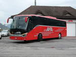(291'311) - AFA Adelboden - Nr. 25/BE 26'706 - Setra am 1. Oktober 2026 beim Bahnhof Frutigen