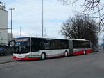 MAN/802603/245209---asm-langenthal---nr (245'209) - ASm Langenthal - Nr. 65/BE 858'865 - MAN am 21. Januar 2023 beim Bahnhof Herzogenbuchsee