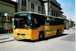 (046'223) - Autopostale, Mendrisio - TI 128'342 - MAN/Lauber (ex Piotti, Balerna) am 24. April 2001 beim Bahnhof Chiasso