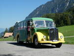 Saurer/825075/254812---sti-thun---nr (254'812) - STI Thun - Nr. 15/BE 26'776 - Saurer/Gangloff (ex AvH Heimenschwand Nr. 5) am 5. September 2023 auf der Meielisalp