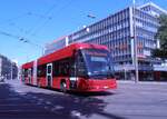 (277'716) - Bernmobil, Bern - Nr. 202/BE 750'202 - eHess am 9. Juli 2025 beim Bahnhof Bern