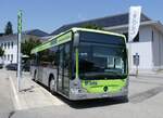 Langnau i.E./887287/276593---busland-burgdorf---nr (276'593) - Busland, Burgdorf - Nr. 205/BE 737'205 - Mercedes am 13. Juni 2025 beim Bahnhof Langnau