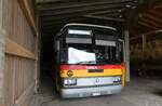 Mercedes/897580/280043---buzzi-bern---be (280'043) - Buzzi, Bern - BE 910'789 - Mercedes (ex Mattli, Wassen/PID 2295) am 8. September 2025 in Murzelen, Garage