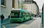 (031'121) - BVB Basel - Nr. 931 - Neoplan Gelenktrolleybus am 26. April 1999 in Basel, Claraplatz