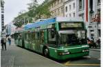 (069'636) - BVB Basel - Nr. 924 - Neoplan Gelenktrolleybus am 24. Juli 2004 in Basel, Claraplatz