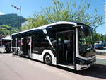 (237'184) - Engadin Bus, St. Moritz - Nr. 5/GR 97'505 - MAN am 12. Juni 2022 beim Bahnhof Landquart