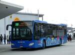 (248'607) - Engadin Bus, St. Moritz - Nr. 104/GR 100'104 - Mercedes am 15. April 2023 beim Bahnhof St. Moritz