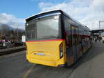 (245'874) - Dnser, Trimmis - GR 166'037/PID 11'894 - Scania am 6. Februar 2023 beim Bahnhof Untervaz-Trimmis