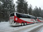 (231'898) - Funi-Car, Biel - Nr. 14/BE 208'414 - Setra am 9. Januar 2022 in Adelboden, Unter dem Birg