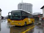 (149'095) - Fontana, Ilanz - Nr. 11/GR 3579 - Irisbus am 1. Mrz 2014 beim Bahnhof Ilanz