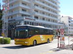 (179'593) - Fontana, Ilanz - Nr. 12/GR 43'774 - Irisbus am 14. April 2017 beim Bahnhof Ilanz