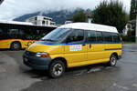(280'185) - Fontana, Ilanz - Nr. 1/FR 233 U - Toyota (ex PostAuto Graubnden/PID 3401; ex Gemeinde, Duvin( am 9. September 2025 in Ilanz, Garage (Werkstattwagen)