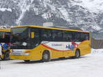 (223'150) - Grindelwaldbus, Grindelwald - Nr. 21/BE 100'930 - Setra am 27. Dezember 2020 beim Bahnhof Grindelwald