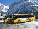 AVG Grindelwald/768652/232847---grindelwaldbus-grindelwald---nr (232'847) - Grindelwaldbus, Grindelwald - Nr. 21/BE 100'930 - Setra am 13. Februar 2022 beim Bahnhof Grindelwald