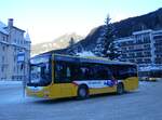 (270'331) - GrindelwaldBus, Grindelwald - Nr. 13/BE 407'170 - MAN/G�ppel am 29. Dezember 2024 beim Bahnhof Grindelwald