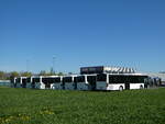 (234'706) - Intertours, Domdidier - Nr. 484 - Mercedes (ex PostAuto Bern Nr. 1; ex Klopfstein, Laupen Nr. 1) am 18. April 2022 in Domdidier, Garage