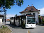 intertours-kerzers/863013/266677---intertours-domdidier---nr (266'677) - Intertours, Domdidier - Nr. 486/FR 300'486 - Mercedes (ex Wiener Linien, A-Wien Nr. 8122) am 6. September 2024 beim Bahnhof Tuffelen