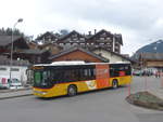 (215'125) - Kbli, Gstaad - BE 104'023 - Setra (ex Nr. 1) am 14. Mrz 2020 beim Bahnhof Gstaad