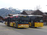 (215'128) - Kbli, Gstaad - Nr. 5/BE 366'987 - Setra am 14. Mrz 2020 beim Bahnhof Gstaad