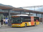 (216'485) - Kbli, Gstaad - BE 104'023 - Setra (ex Nr. 1) am 26. April 2020 beim Bahnhof Gstaad