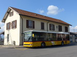 klopfstein-laupen/524601/175233---interbus-yverdon---nr (175'233) - Interbus, Yverdon - Nr. 57/FR 300'702 - Setra (ex AVA Aarberg Nr. 12; ex AVA Aarberg Nr. 5) am 26. September 2016 beim Bahnhof Kerzers (Einsatz Klopfstein)