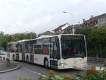 (221'350) - Interbus, Yverdon - Nr. 212/AG 559'330 - Mercedes (ex BSU Solothurn Nr. 41) am 25. September 2020 beim Bahnhof Zofingen (Einsatz Eurobus)