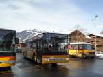 (143'074) - Kbli, Gstaad - Nr. 1/BE 104'023 - Setra am 20. Januar 2013 beim Bahnhof Gstaad