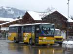 (158'873) - Kbli, Gstaad - Nr. 7/BE 403'014 - Setra am 23. Februar 2015 beim Bahnhof Gstaad