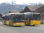 (215'122) - Kbli, Gstaad - BE 104'023 - Setra (ex Nr. 1) am 14. Mrz 2020 beim Bahnhof Gstaad