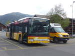 (216'502) - Kbli, Gstaad - Nr. 5/BE 366'987 - Setra am 26. April 2020 beim Bahnhof Gstaad
