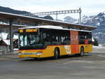 (232'252) - Kbli, Gstaad - BE 104'023 - Setra (ex Nr. 1) am 22. Januar 2022 beim Bahnhof Gstaad