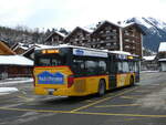 kubli-gstaad/766914/232254---kuebli-gstaad---be (232'254) - Kbli, Gstaad - BE 104'023 - Setra (ex Nr. 1) am 22. Januar 2022 beim Bahnhof Gstaad