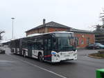(189'516) - Limmat Bus, Dietikon - AG 380'805 - Scania am 19. Mrz 2018 beim Bahnhof Wohlen